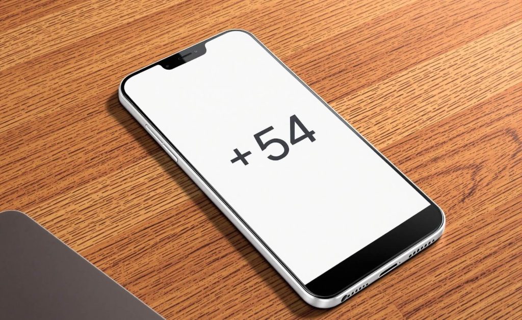 L'indicatif international de l'Argentine est le 54