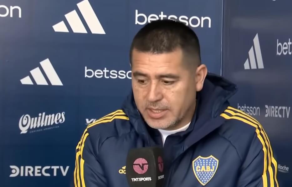 Juan Román Riquelme président de Boca Juniors, club de football de Buenos Aires