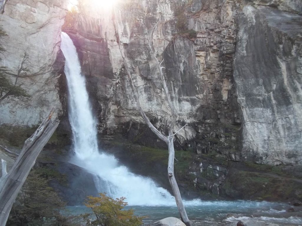 Cascade "Chorrillo del Salto" aisément accessible depuis El Chaltén en Patagonie argentine