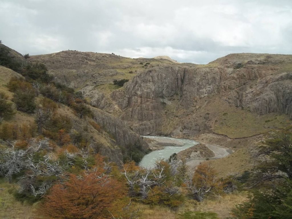 Paysage de la vallée d'El Chaltén en Patagonie argentine