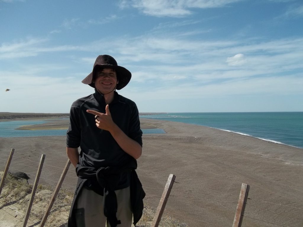 Jérôme Dufaur, fondateur du site internet www.argentinamo.com lors de sa visite de Puerto Madryn et de la péninsule Valdés