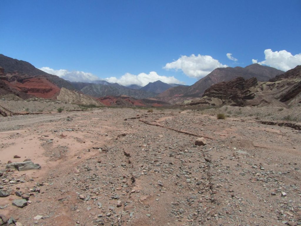 Variété des couleurs visibles à la Quebrada de las Conchas en Argentine