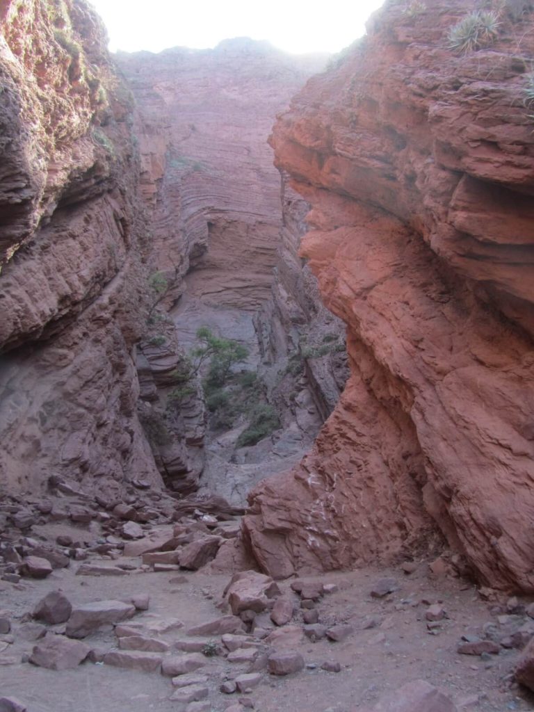 La Garganta del Diablo, l'un des sites majeurs de la Quebrada de las Conchas en Argentine