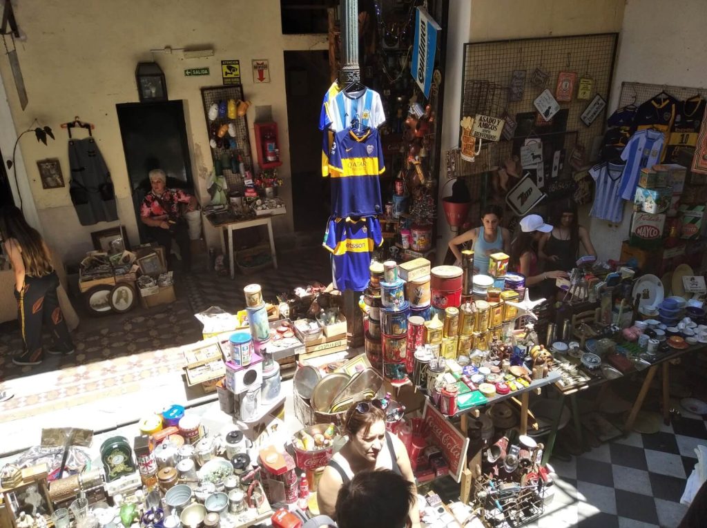Le quartier de San Telmo à Buenos Aires est, notamment, réputé pour ses antiquaires