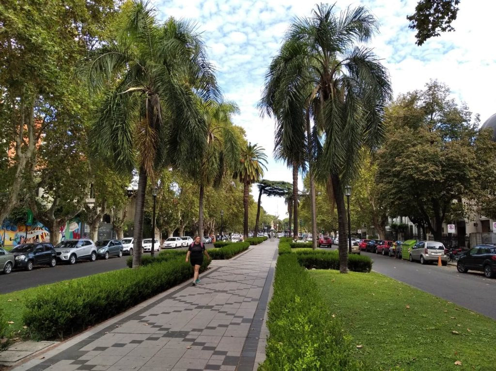 boulevard Oroño à Rosario en Argentine
